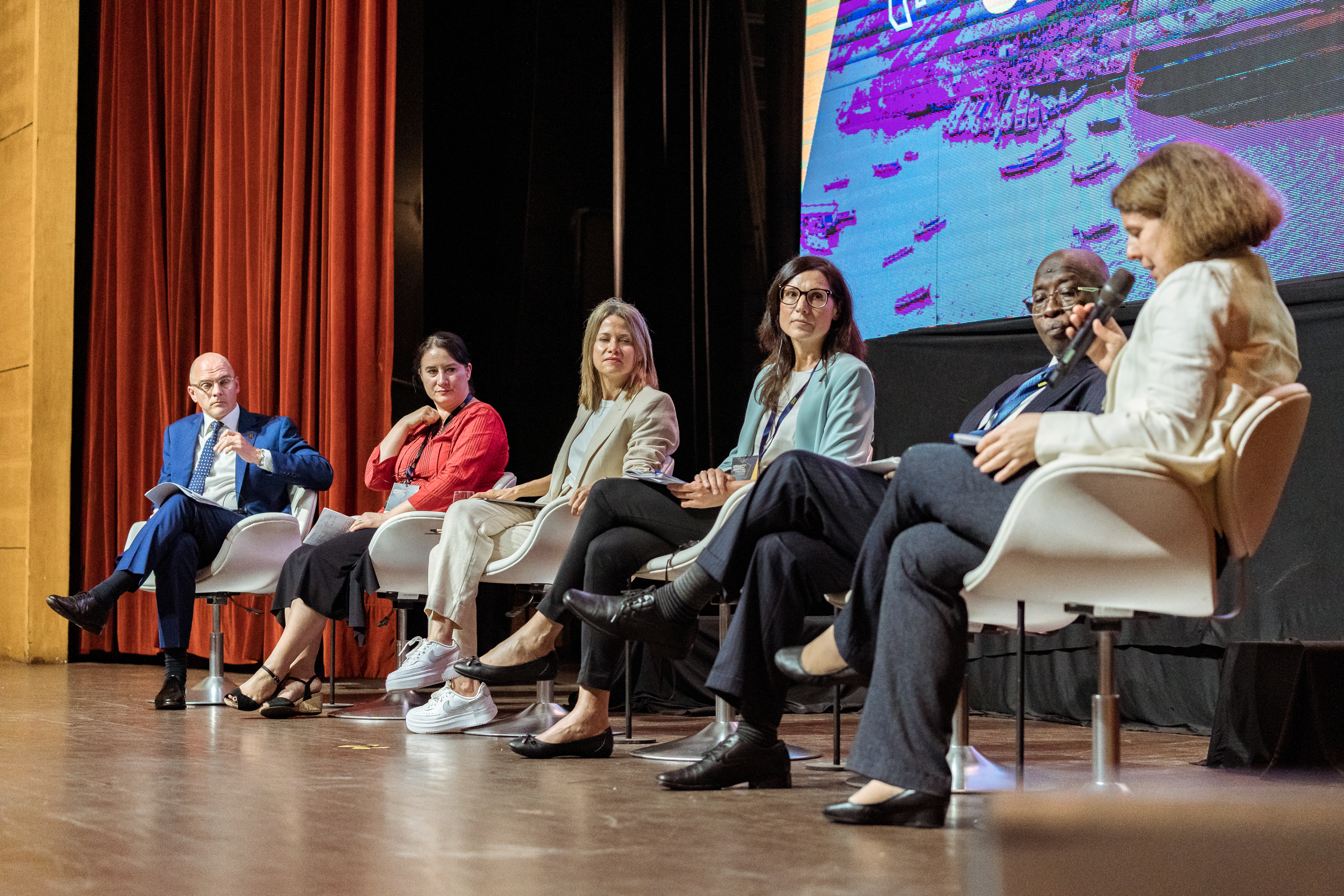 panel de mujeres en el foro urbanshift de américa latina