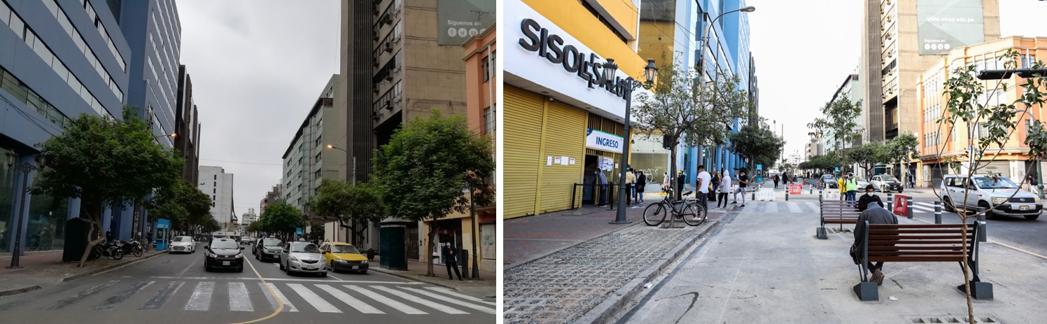 Un antes y un después del distrito central de Lima