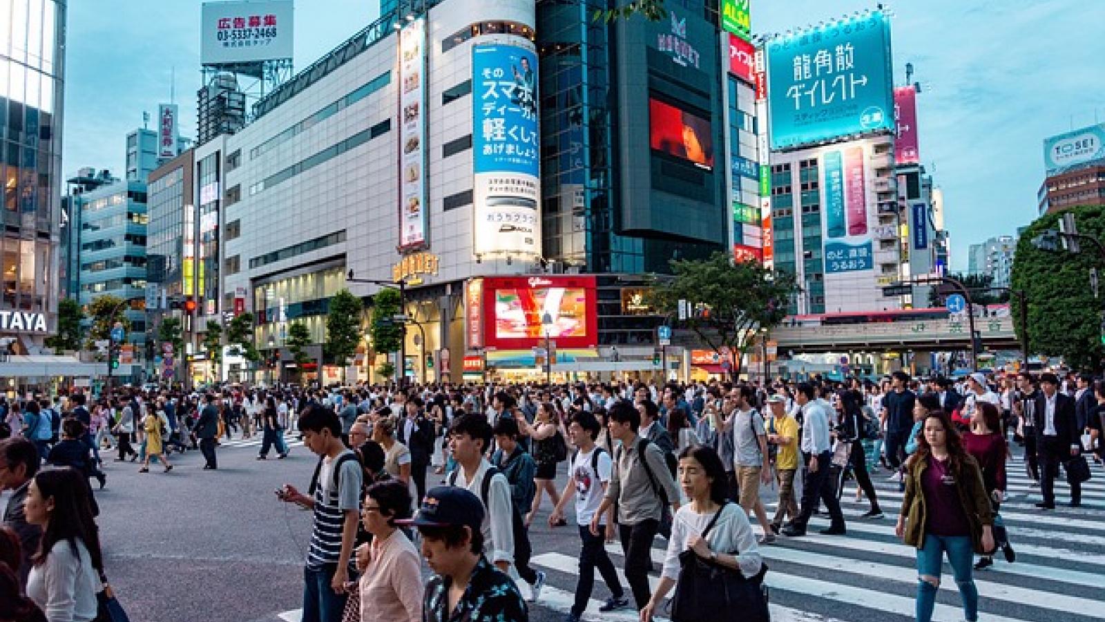 un cruce muy transitado en japón