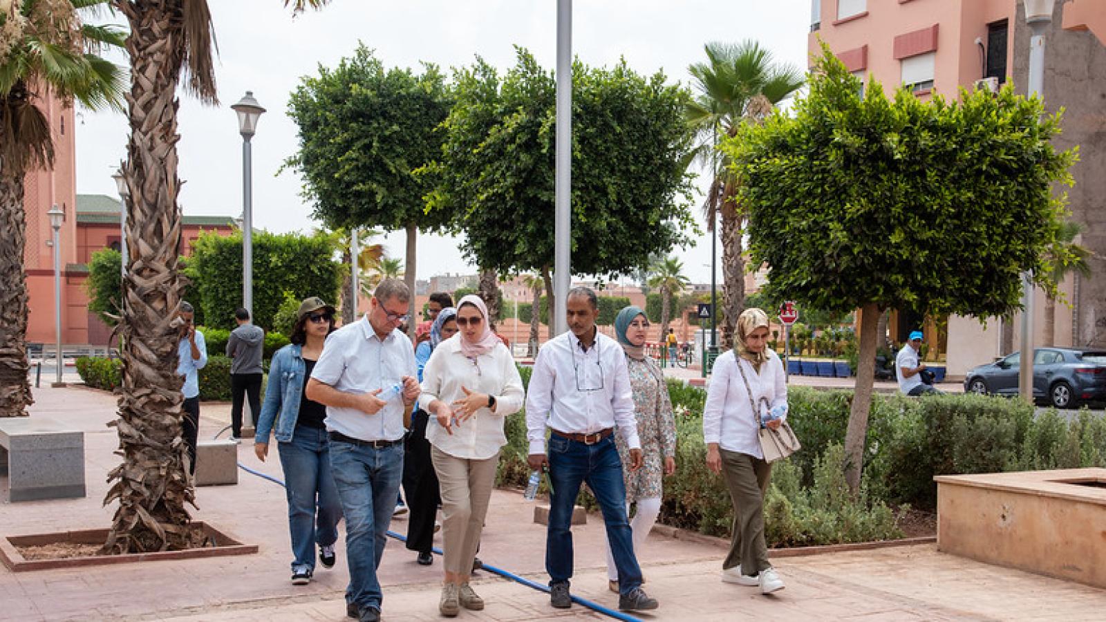 participantes en el urbanshift marrakech lab