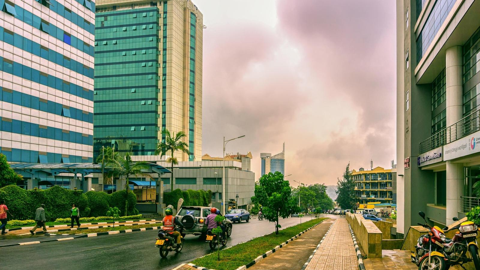 Calle en Kigali