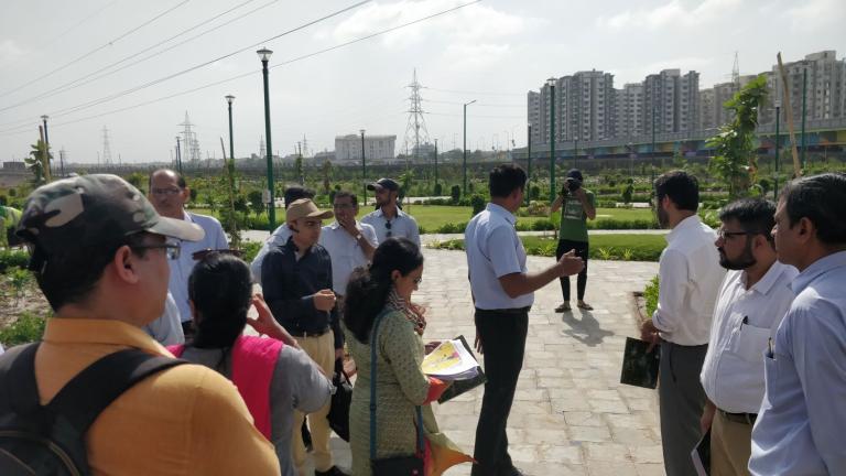 Planificación de un parque de biodiversidad en Surat.