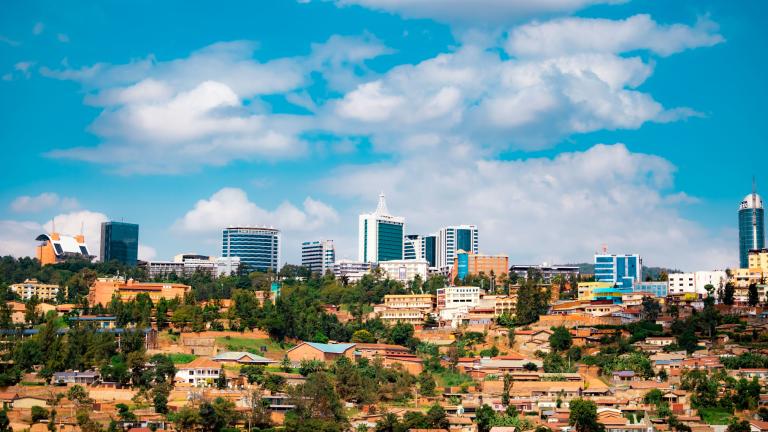 Vista del centro de Kigali