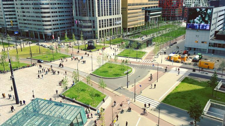 vista de la estación central de rotterdam