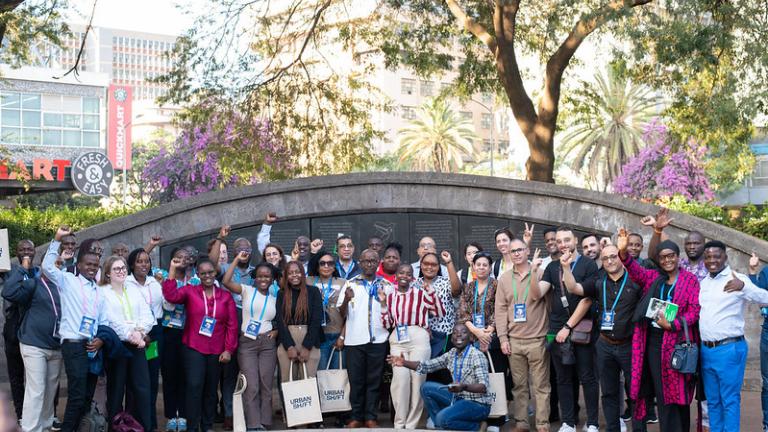 participantes en el foro urbanshift africa en nairobi