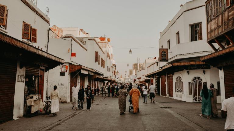 Zoco de Rabat, Marruecos