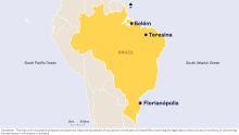 Mapa de Brasil 