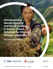 Integrar la igualdad de género y la inclusión social en las soluciones basadas en la naturaleza para la adaptación al cambio climático