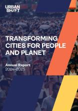 Portada del informe anual de urbanshift 2024-2025